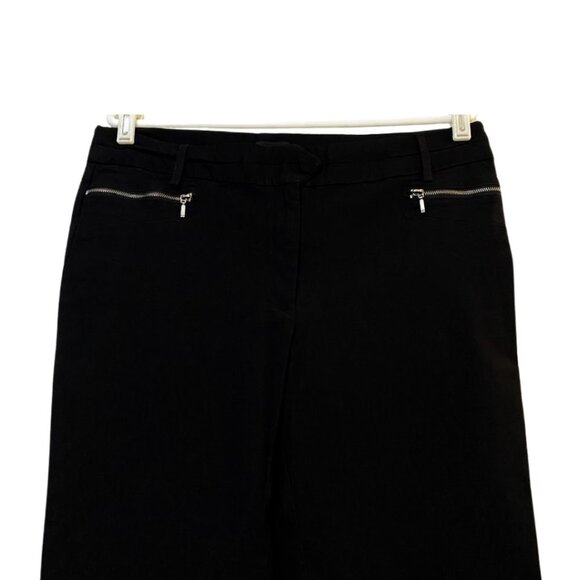 2 for $15 SOHO Apparel LTD Black Pants With Zipper Pockets Size 14 - Picture 5 of 16